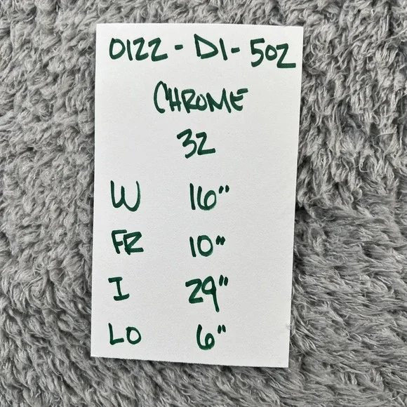 Chrome Industries Jeans Mens 32x29 Blue Tapered Cone Denim Button Fly Made USA - Picture 7 of 7